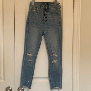 High Rise Super Skinny Ankle Jeans